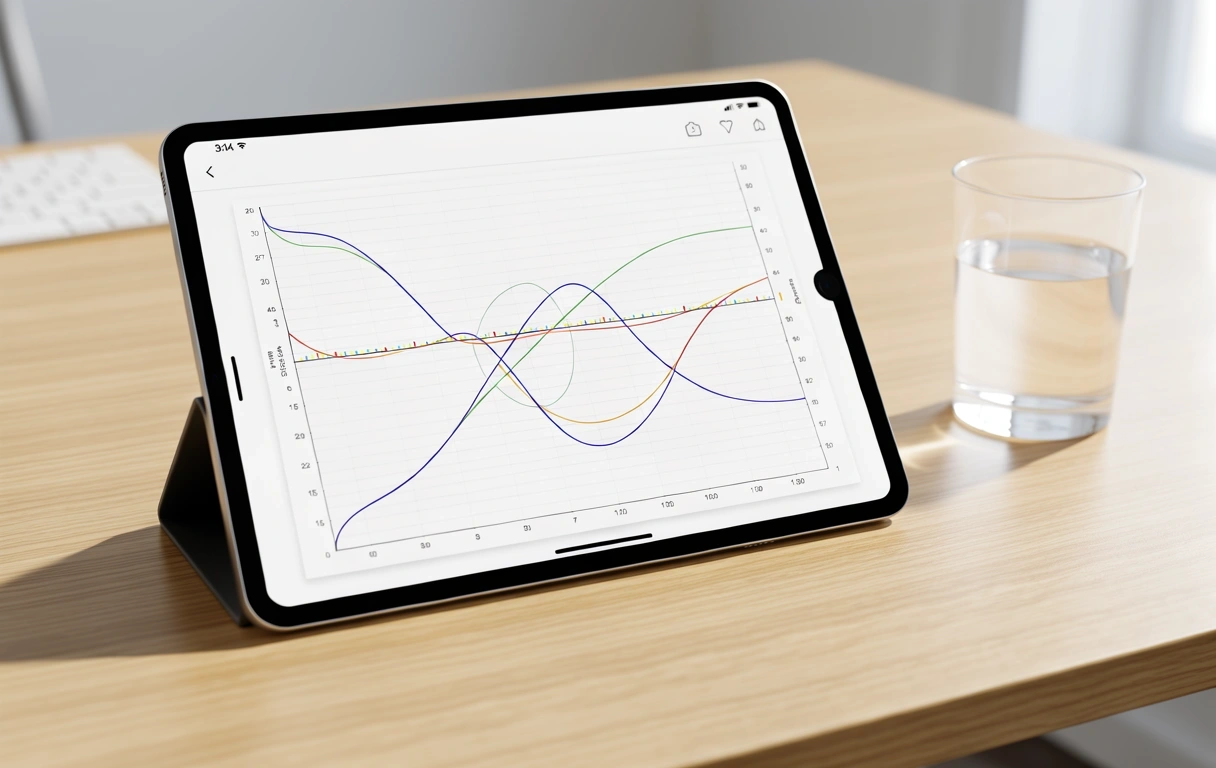 Wissenschaftlicher Fokus auf Schlafdaten